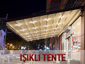 Işıklı Otomatik Tente