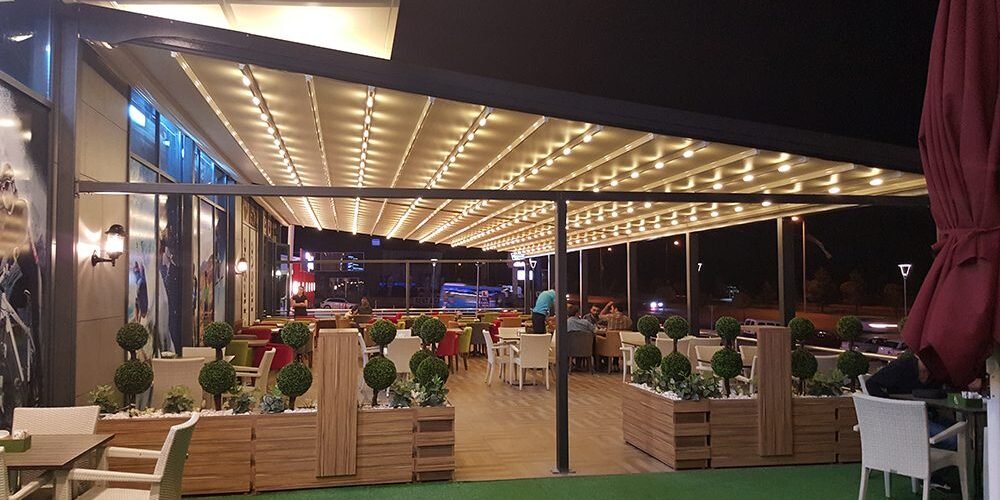 Işıklı Otomatik Tente