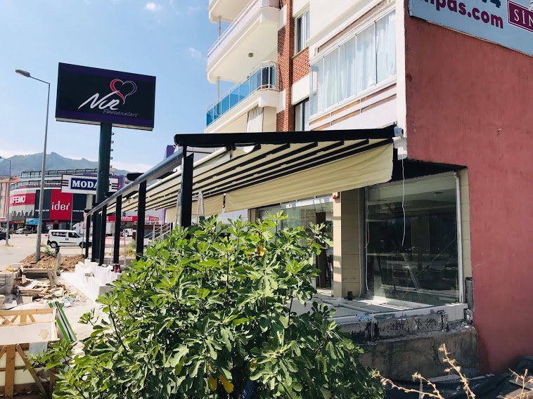 Otomatik Tente Işıklı Pergole